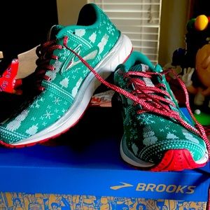 Brooks Ugly Christmas Sweater Running Shoes
